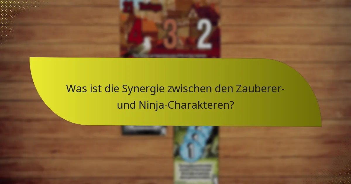 Welche Taktiken sollten Spieler mit der Kombination aus Zauberer und Ninja verwenden?