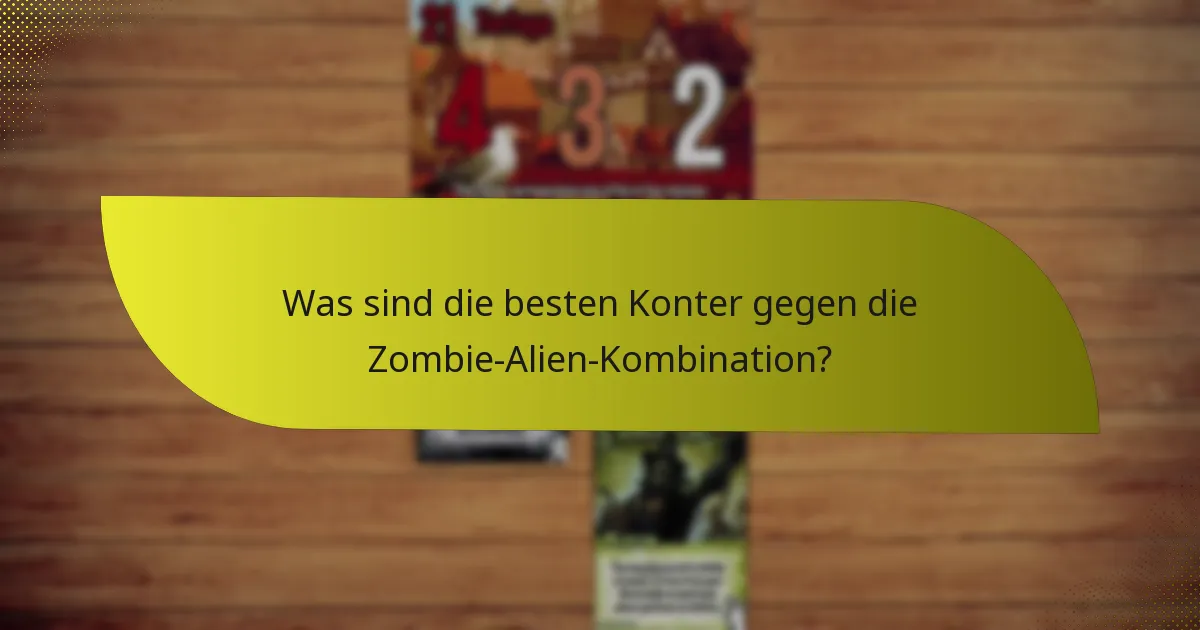 Wie synergieren Zombies und Aliens im Gameplay?