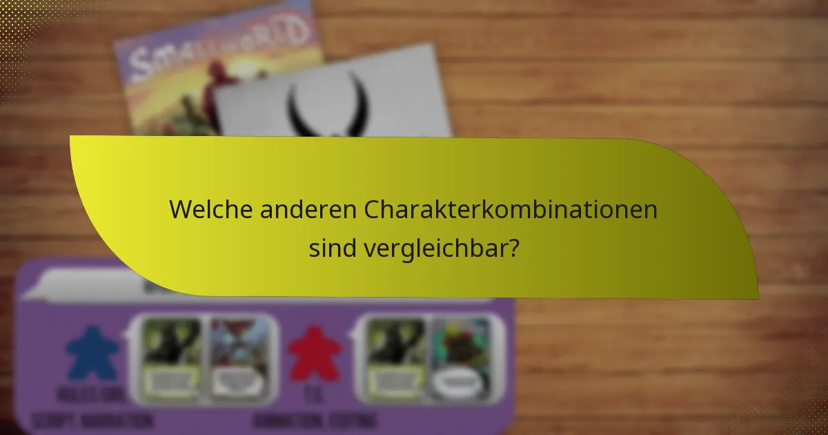 Welche taktischen Strategien können mit dieser Kombination eingesetzt werden?