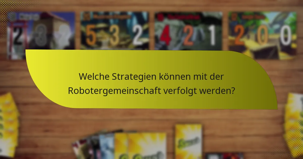 Wie schneidet die Robotergemeinschaft im Vergleich zu anderen Gemeinschaften ab?